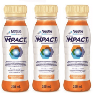 Impact Nestlé Sabor Pêssego 200ml - 3 Unidades