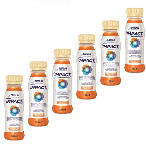 Impact Nestlé Sabor Pêssego 200ml - 6 Unidades
